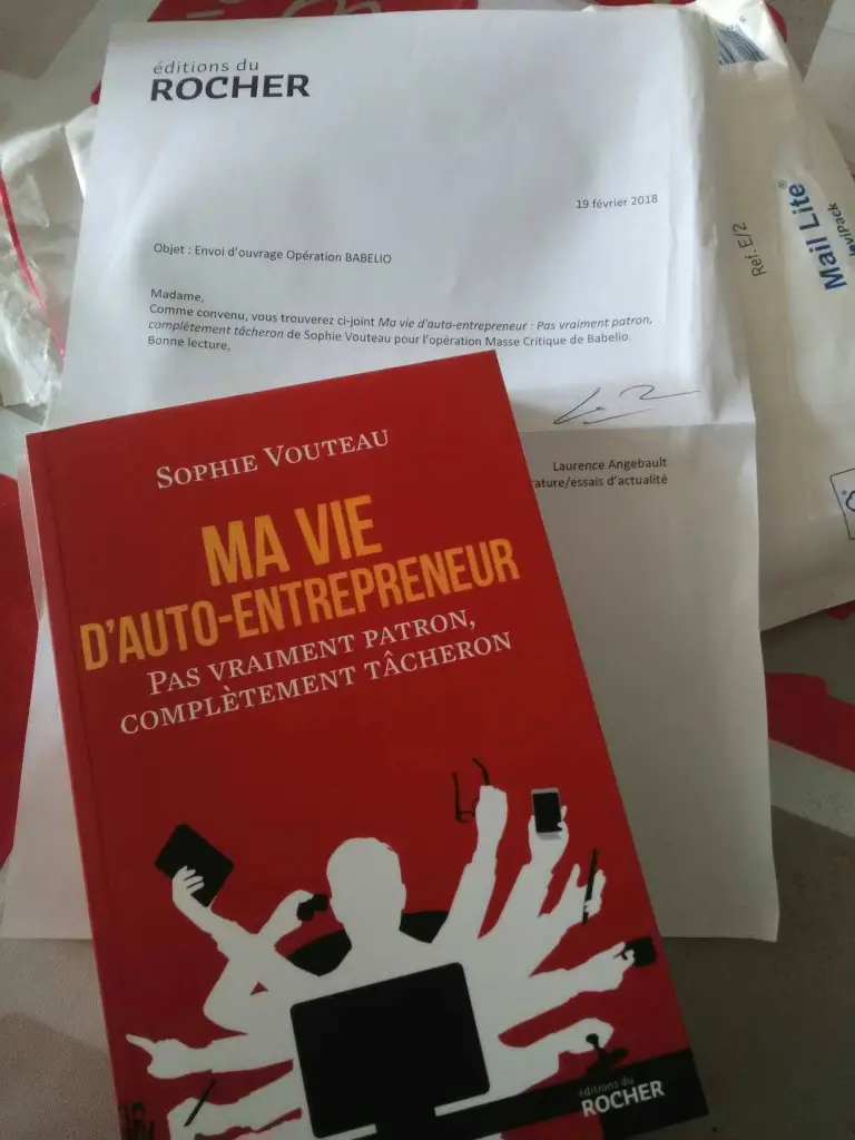 Ma vie d'auto-entrepreneur - Sophie Vouteau