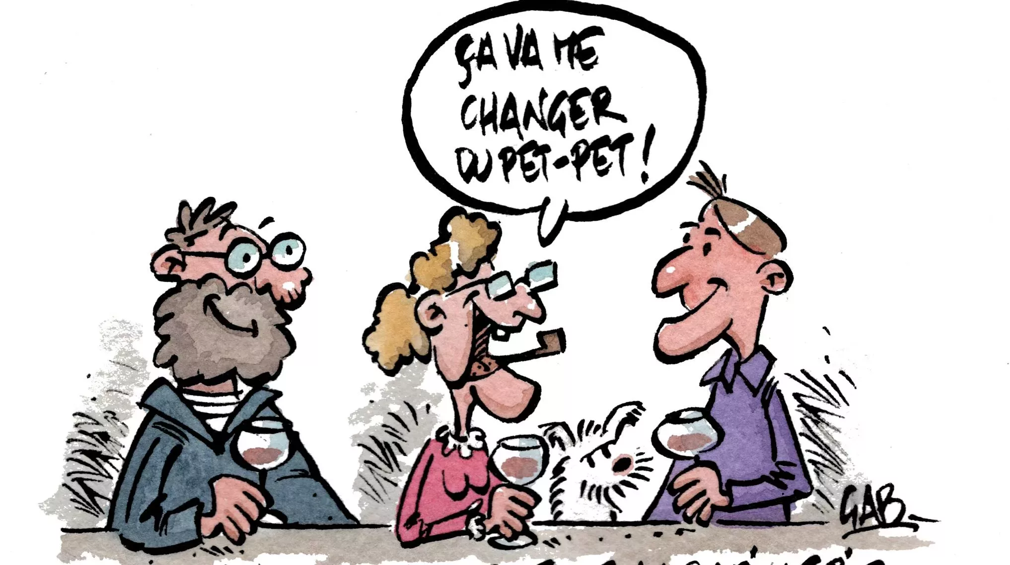 Pierrick Bourgault « La Mère Lapipe au Café du coin » en dédicaces