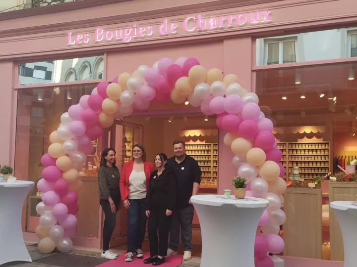 Ouverture de la boutique « Les Bougies de Charroux », Le Mans