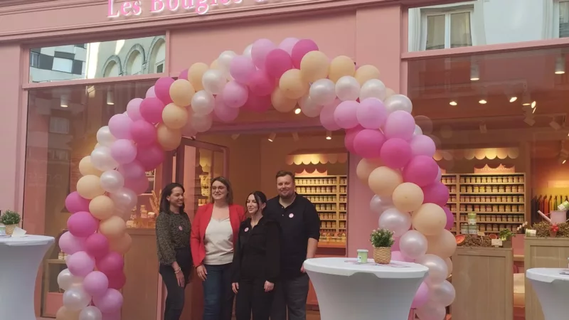 Ouverture de la boutique « Les Bougies de Charroux », Le Mans