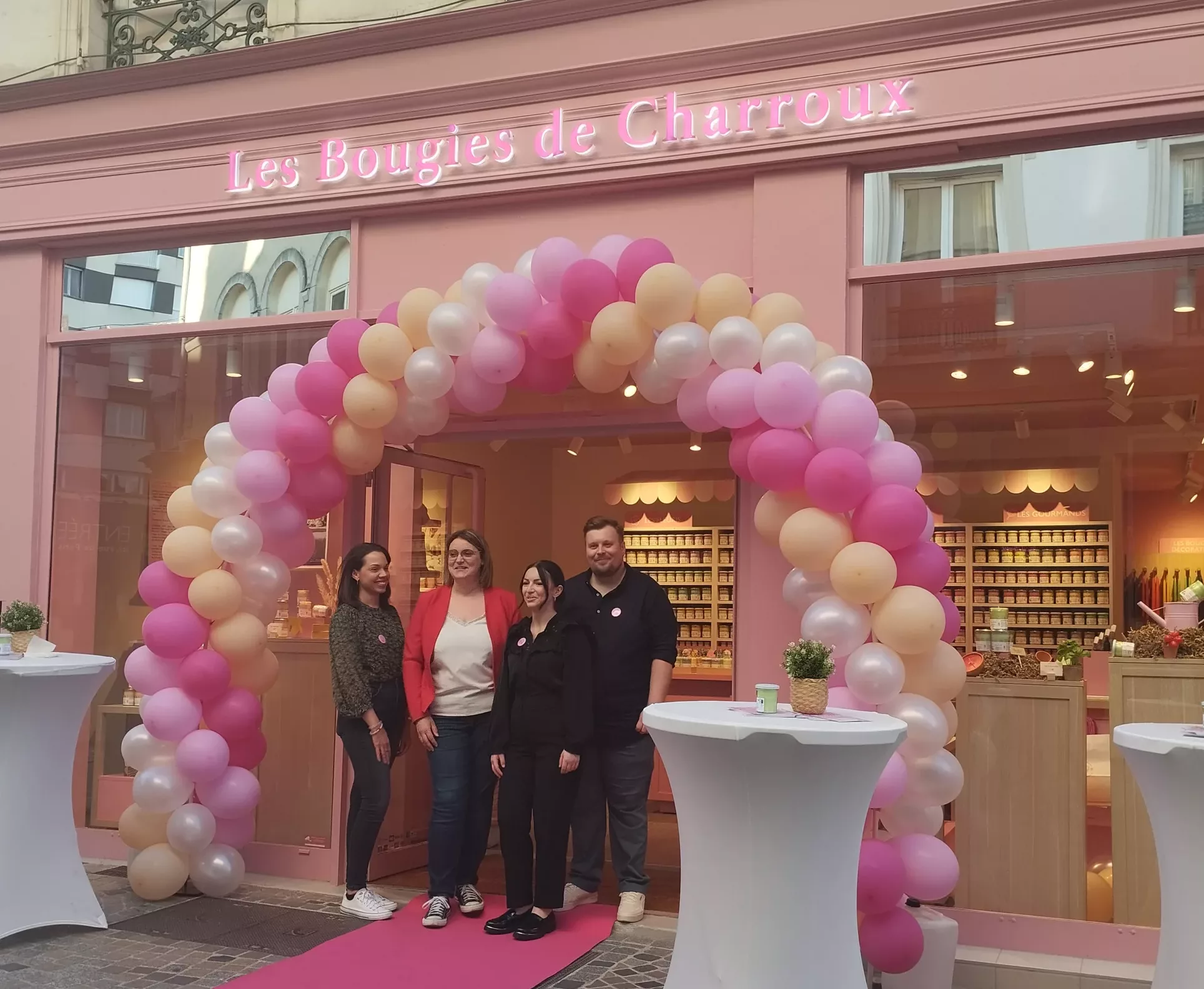 Ouverture de la boutique « Les Bougies de Charroux », Le Mans