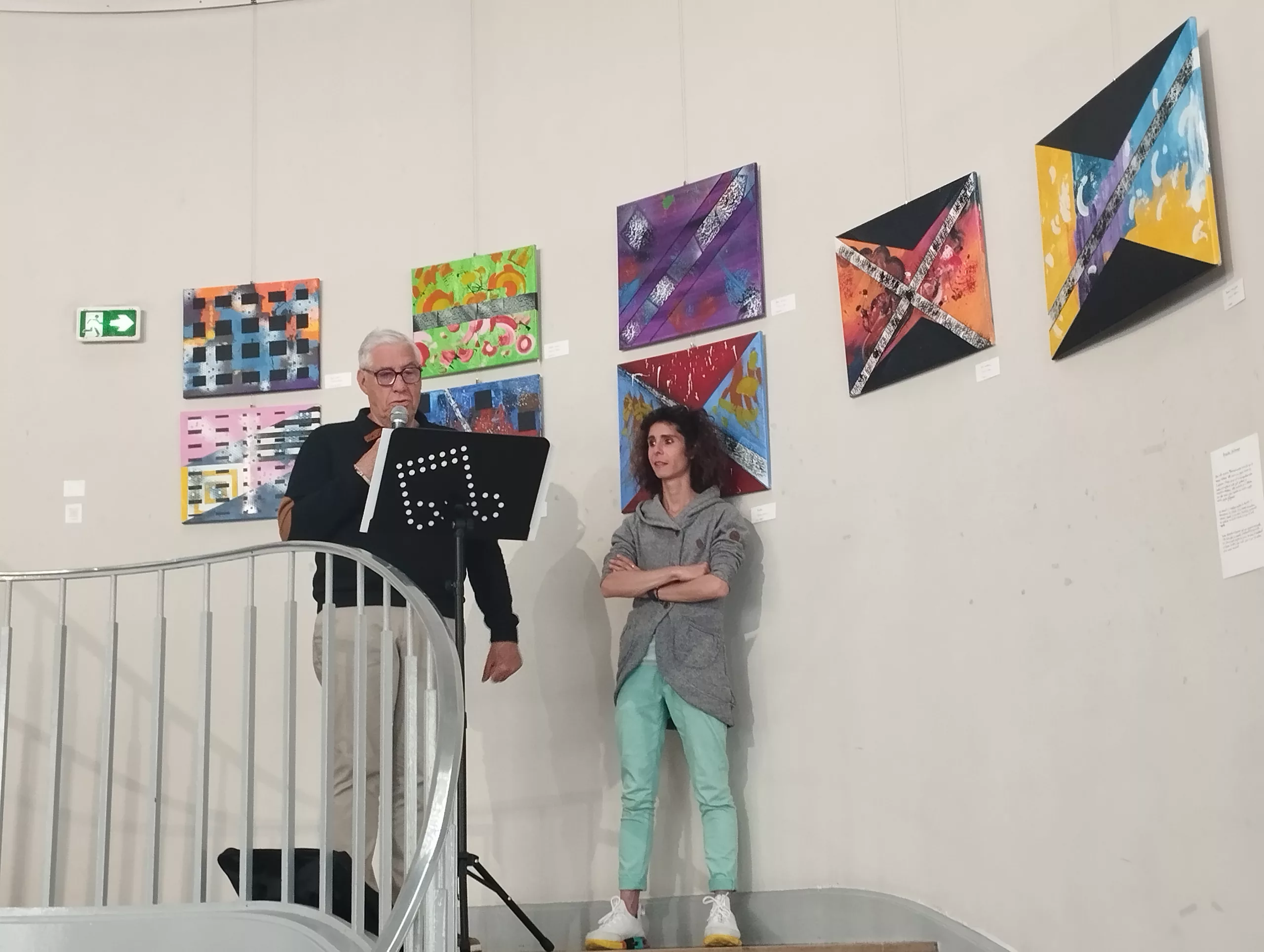 Exposition « Entre abstraction et lumière » de Flowrenc3, Le Mans